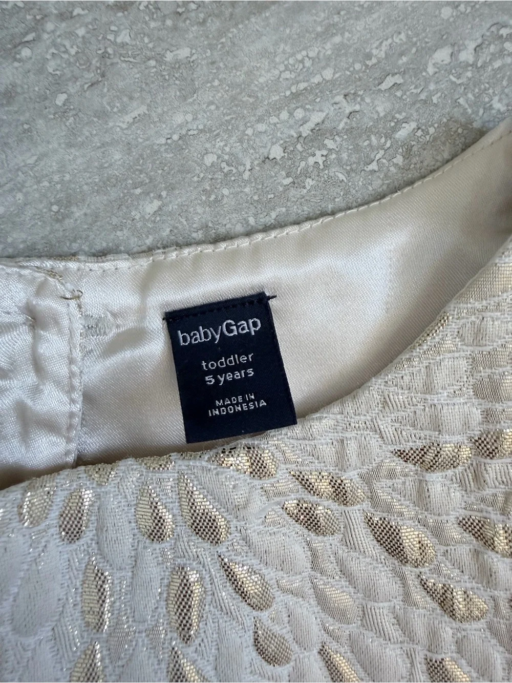 GAP girls ivory
